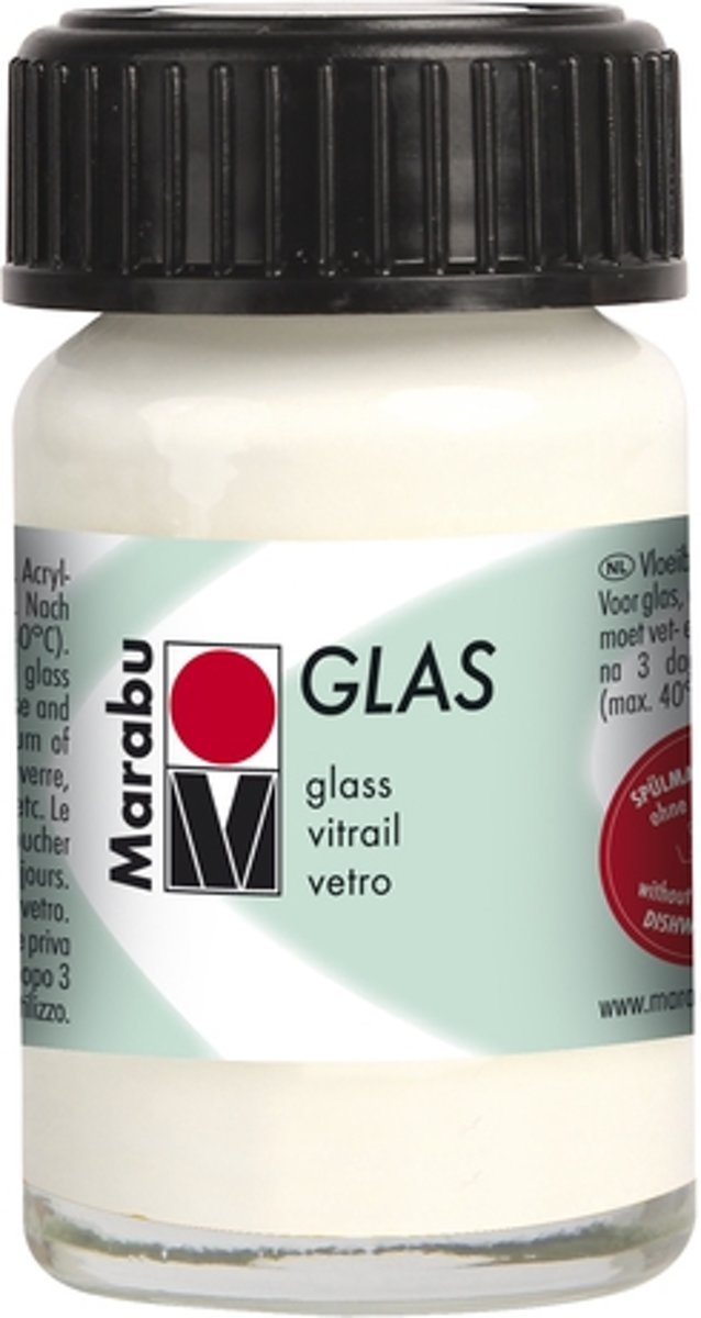 Glas 15 ml - Wit