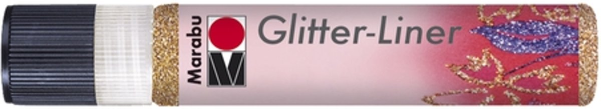 Glitter liner 25 ML - Rood Goud