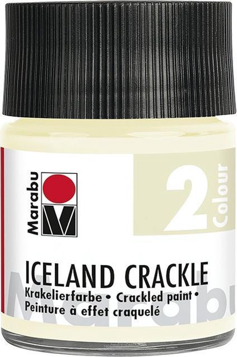 IJsLAND CRACKLE, Zacht Geel 50 ml