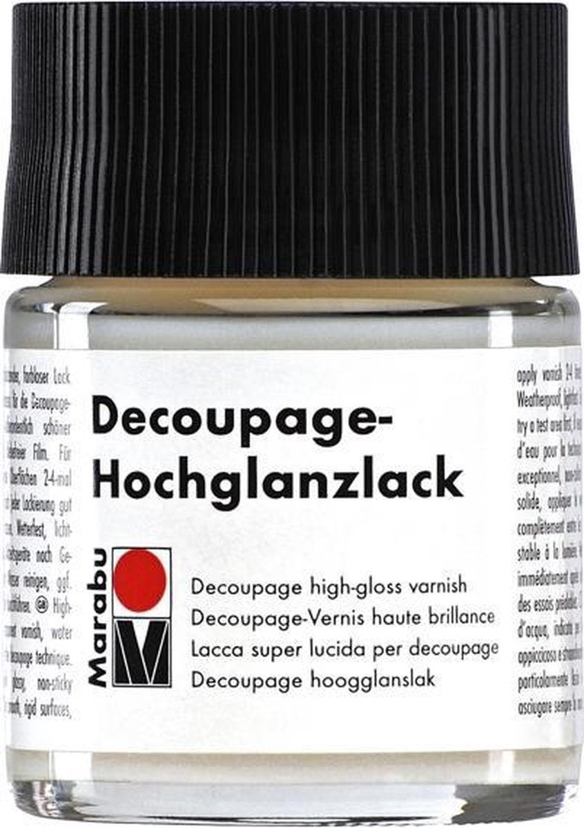 Lak decoupage 50 ml - Hoogglanzend