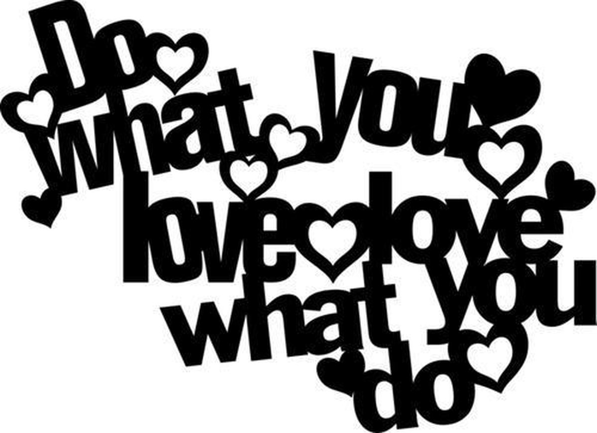 Marabu Schaduwbeeld sjabloon 30x30 cm - M13 Do What You Love