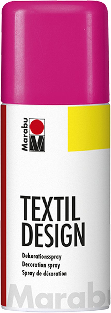 Marabu textielspuitbus neonroze 334