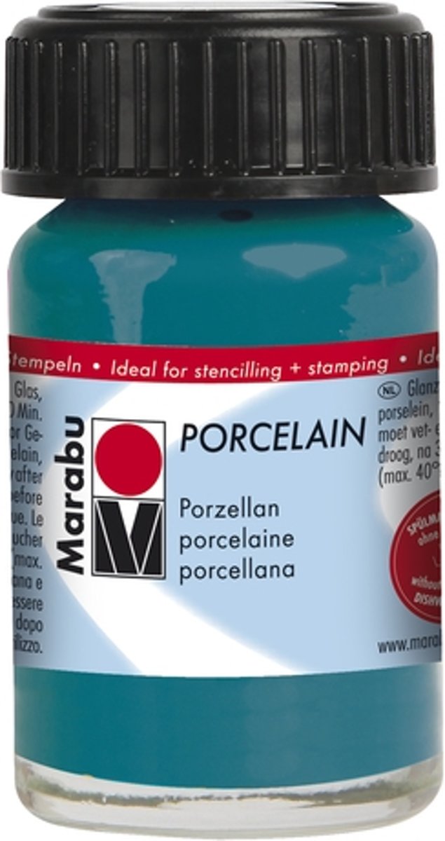 Porselein 15 ml - Petrol