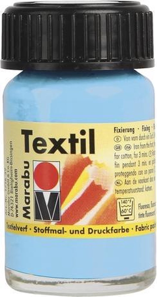 Textil 15 ML - Lichtblauw