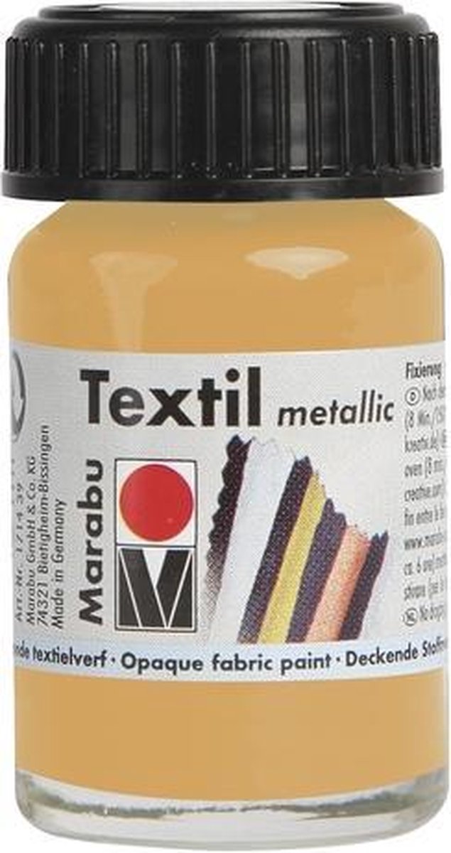 Textil  Metallic 15 ML - Goud  Metallic