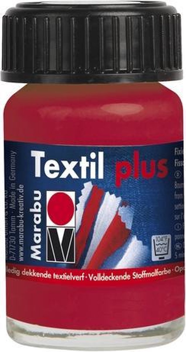 Textil plus 15 ML - Karmijnrood