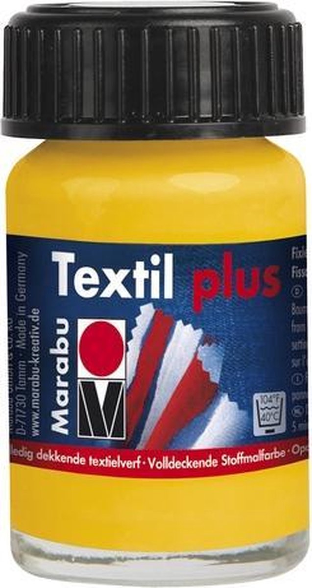 Textil plus 15 ML - Middelgeel