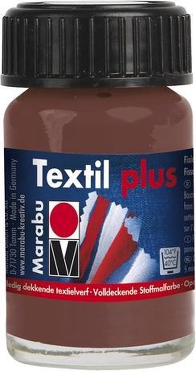 Textil plus 15 ML - Middenbruin