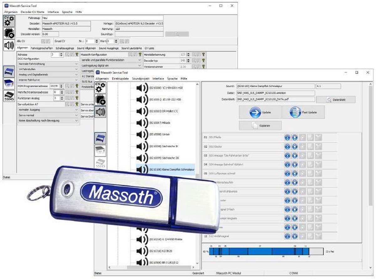 Massoth - Massoth Service Stick (Usb) Incl. Service Tool