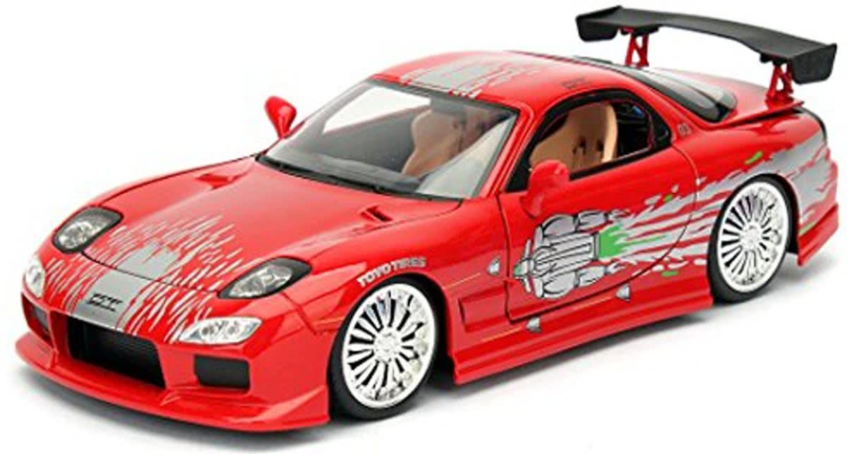 Mazda RX-7 - Doms Fast And the Furious - 1995 Rood 1-24 Jadatoys