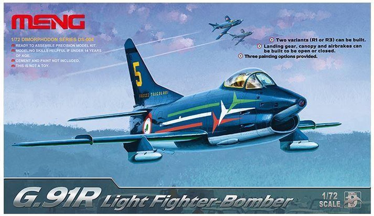 Meng - 1/72 G.91R, Frecce Tricolori