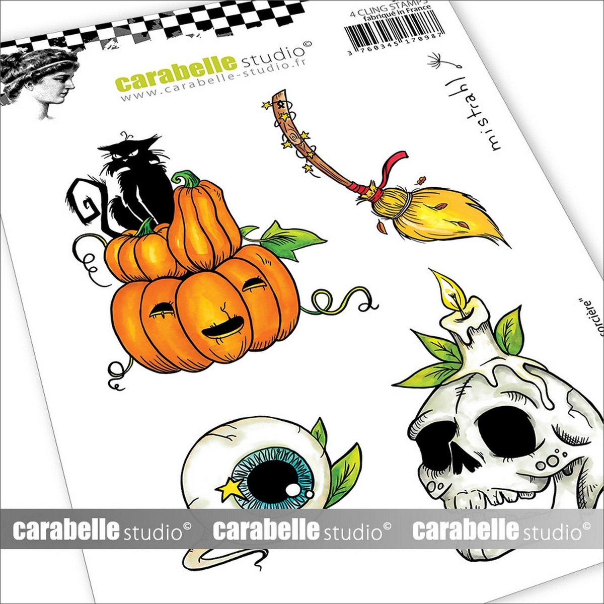 Carabelle Studio Cling Stempel Kit de la sorcière by Mistrahl