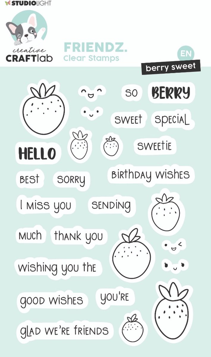 Creative Craftlab Friendz Clear Stempel Hello Sweetie