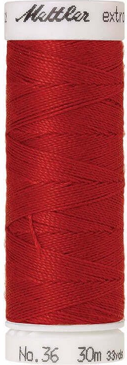 AMANN METTLER EXTRA STERK NR.36 5 ROLLETJES X30M - 0504 ROOD