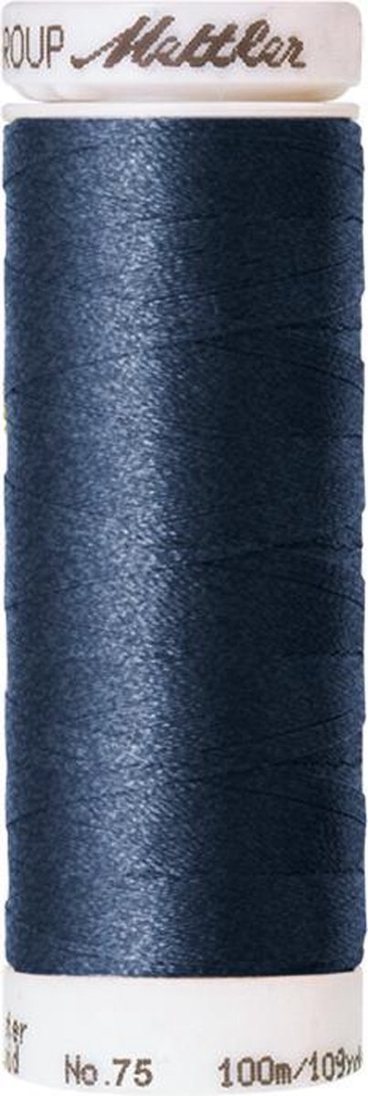 Amann Denim Doc 3623 - Mettler naaigaren donker blauw - 100m elastisch naaigaren voor rekbare stof - 75