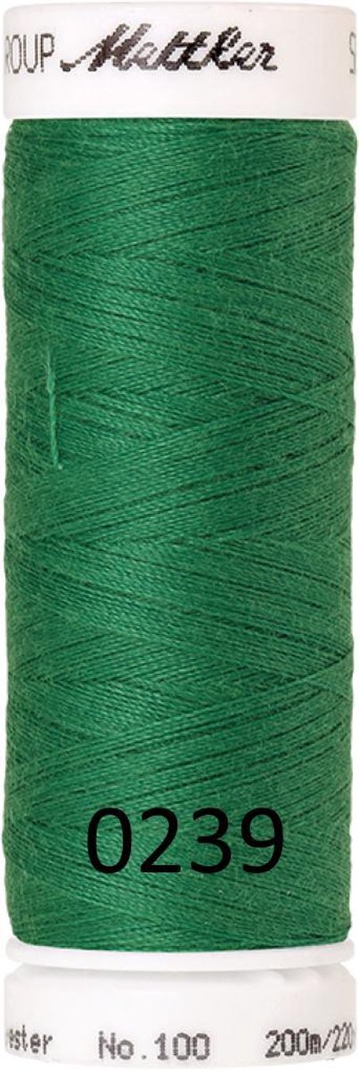 Mettler/Amann universeel naaigaren, 200m. polyester, 0239 groen