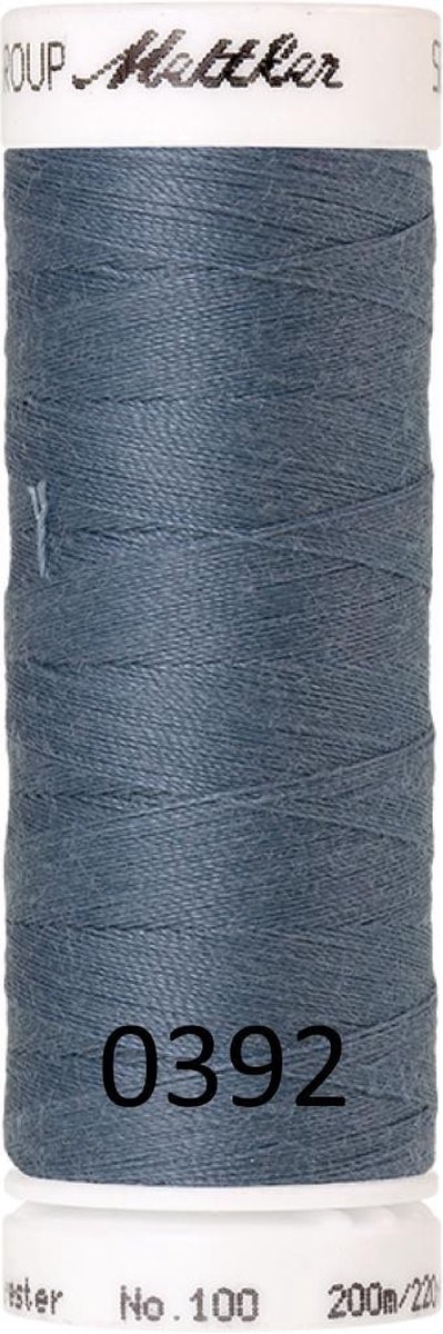 Mettler/Amann universeel naaigaren, 200m. polyester, 0392 jeans blauw