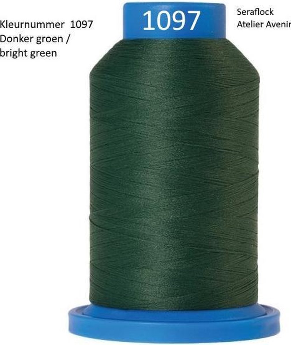 Mettler Seraflock mousse lockgaren, donker groen - 1097