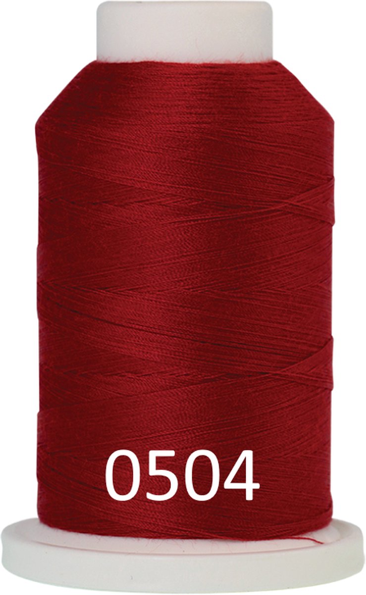 SERACOR lockgaren Mettler 1000m, per stuk, 0504-rood