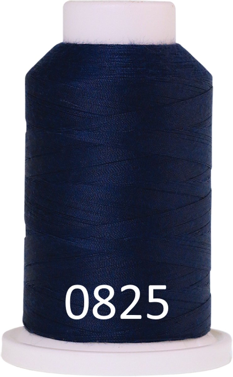 SERACOR lockgaren Mettler 1000m, per stuk, 0825 - Navy, Donkerblauw