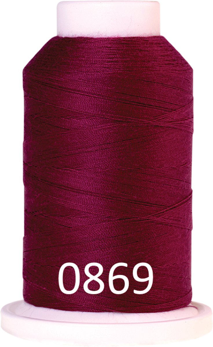 SERACOR lockgaren Mettler 1000m, per stuk, 0869-fuchsia