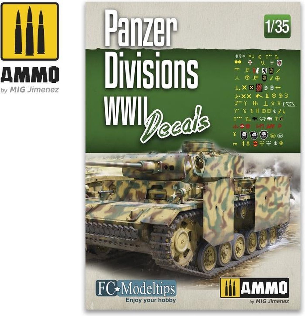 Mig - 1/35 Panzer Divisions Wwii Decals (4/20) * - MIG8061