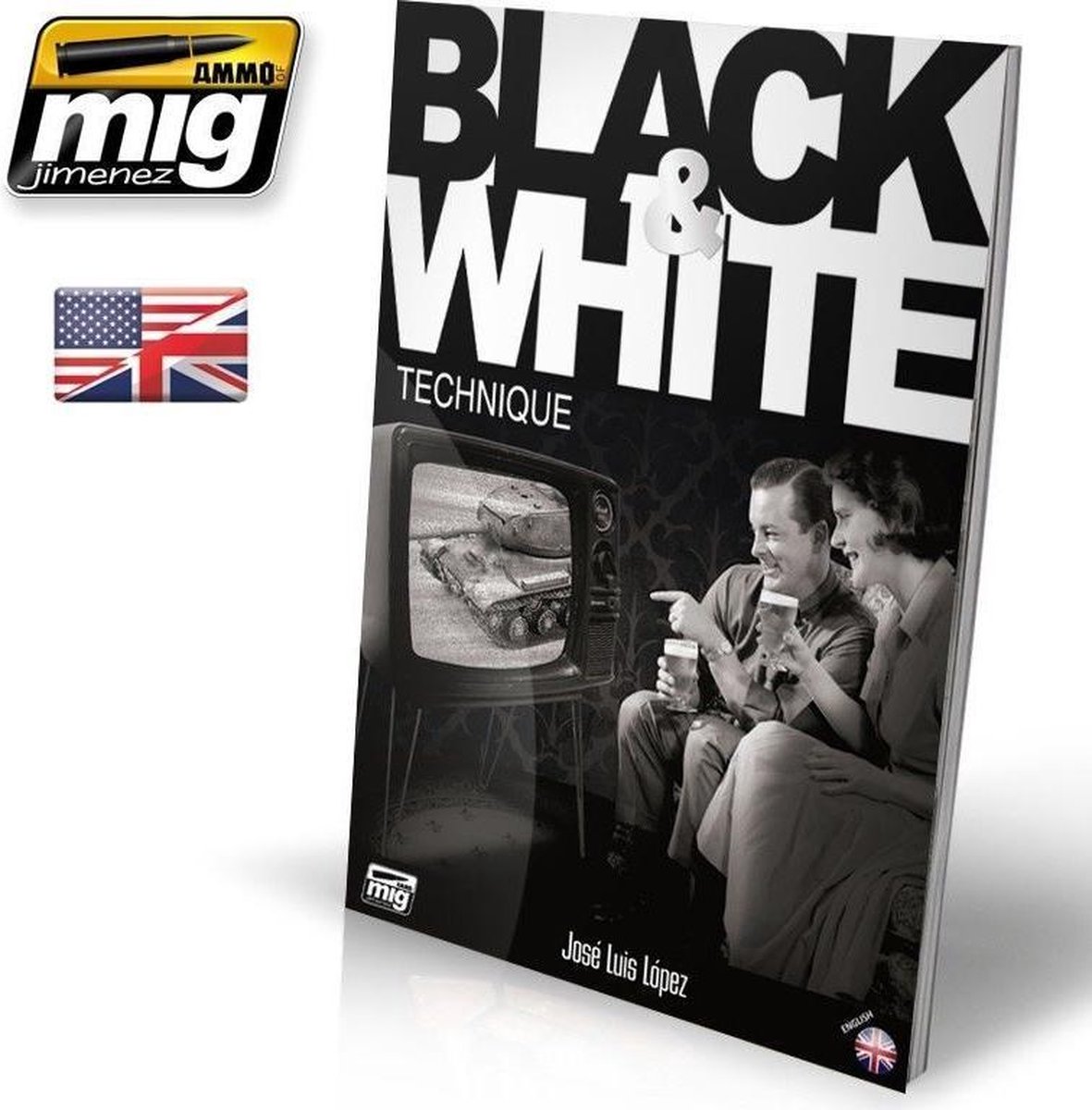 Mig - Mag. Black & White Technique  English (Mig6016-m)