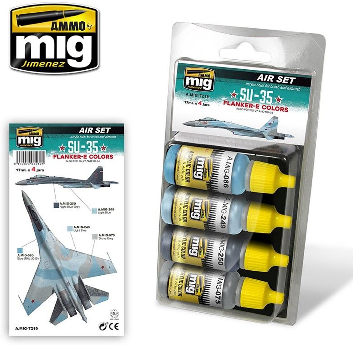 Mig - Su-35 Flanker-e Colors (Mig7219)