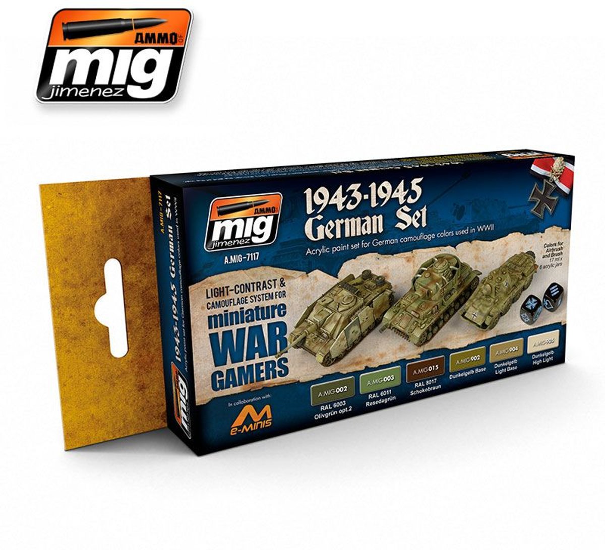 Mig - Wargame 1943-1945  German Set (Mig7117)