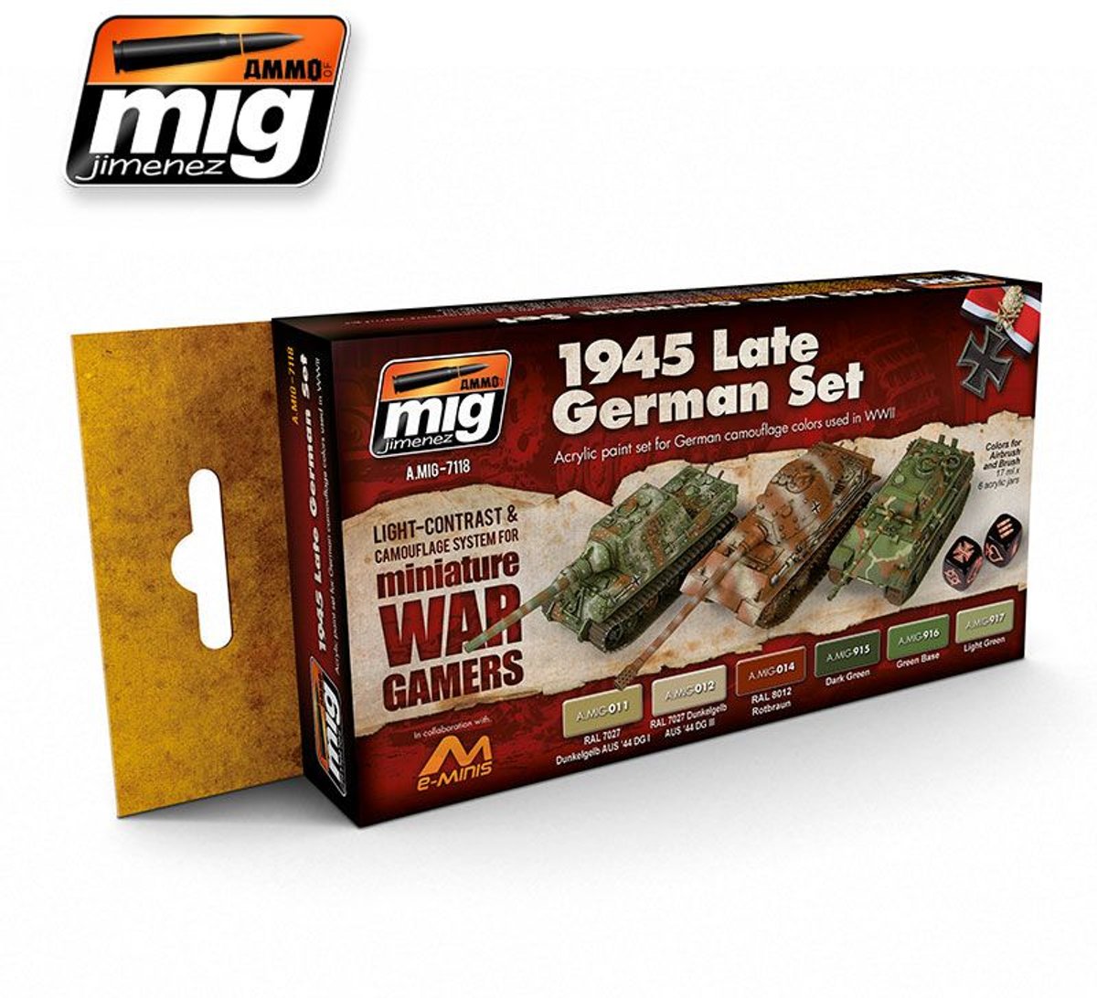 Mig - Wargame 1945 Late German Set (Mig7118)