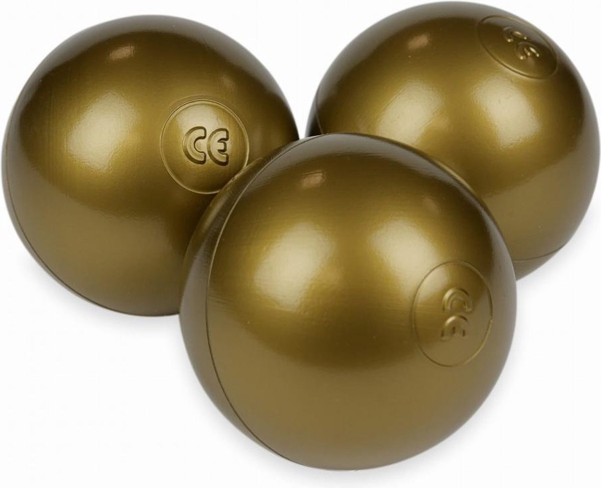 Ballen voor ballenbak OLD GOLD 300 stuks  Ø 7cm- ballenbadballen