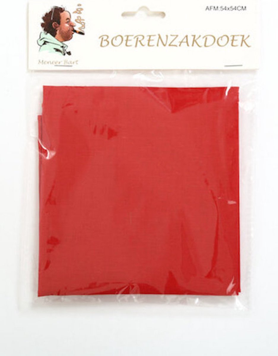 Zakdoek rood