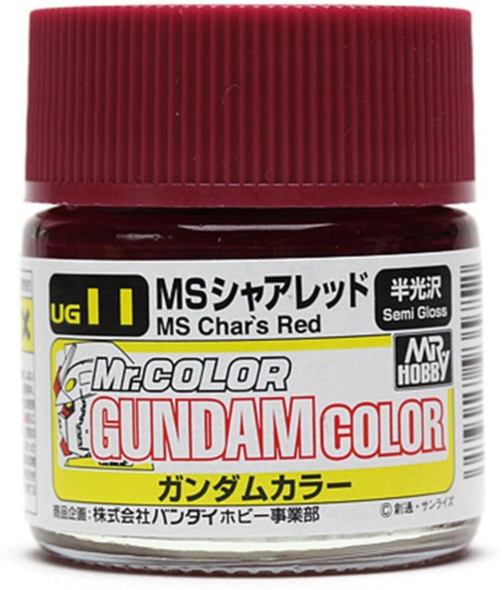 Mrhobby - Gundam Color (10ml) Ms Chars Red (Mrh-ug-11)