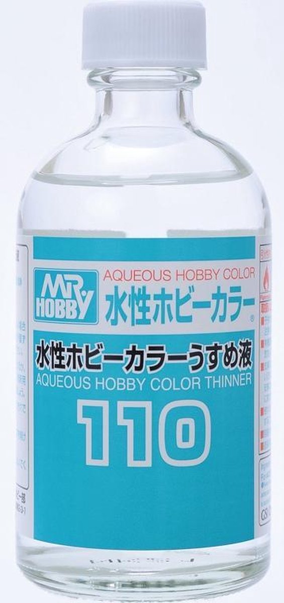 Mrhobby - Mr. Aqueous Hobby Color Thinner 110 110 Ml (Mrh-t-110)