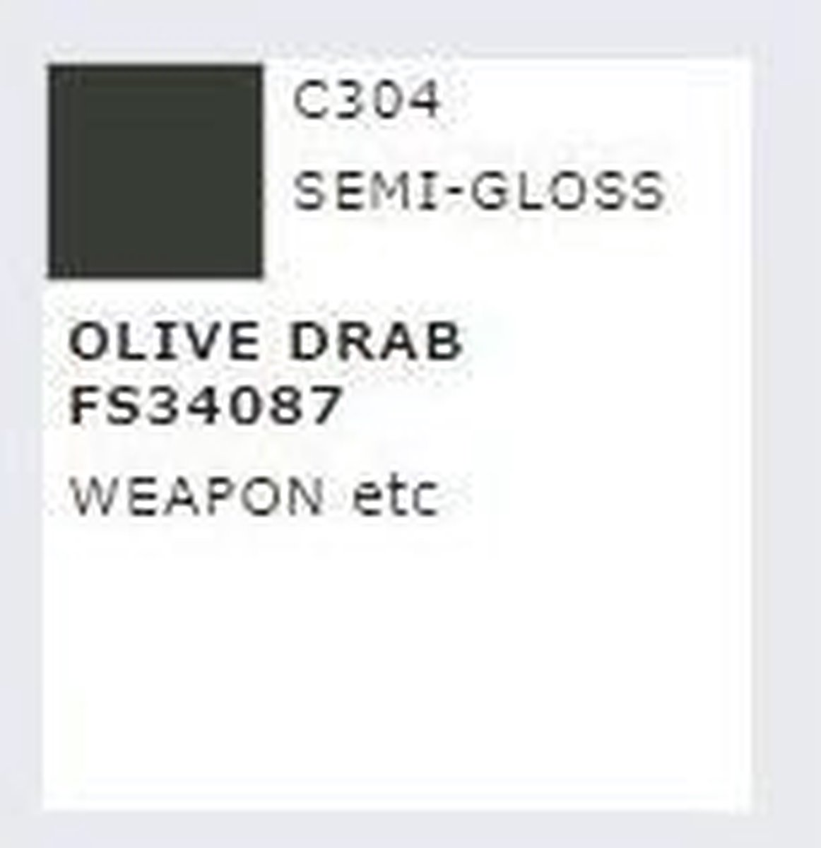 Mrhobby - Mr. Color 10 Ml Olive Drab Fs34087 (Mrh-c-304)