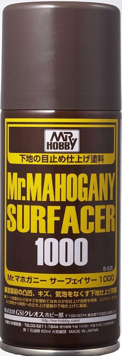 Mrhobby - Mr. Mahogany Surfacer 1000 170ml (Mrh-b-528)