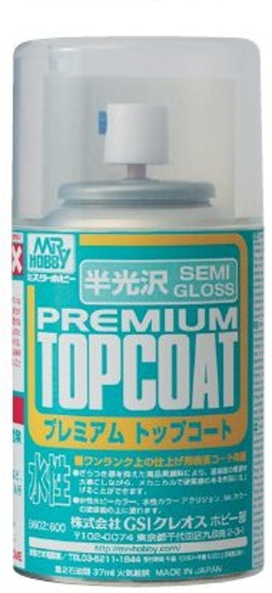 Mrhobby - Mr. Premium Top Coat Semi-gloss (Mrh-b-602)