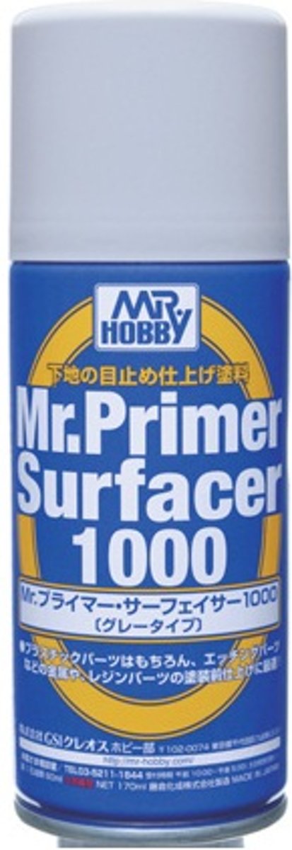 Mrhobby - Mr. Primer Surfacer 1000 170 Ml (Mrh-b-524)