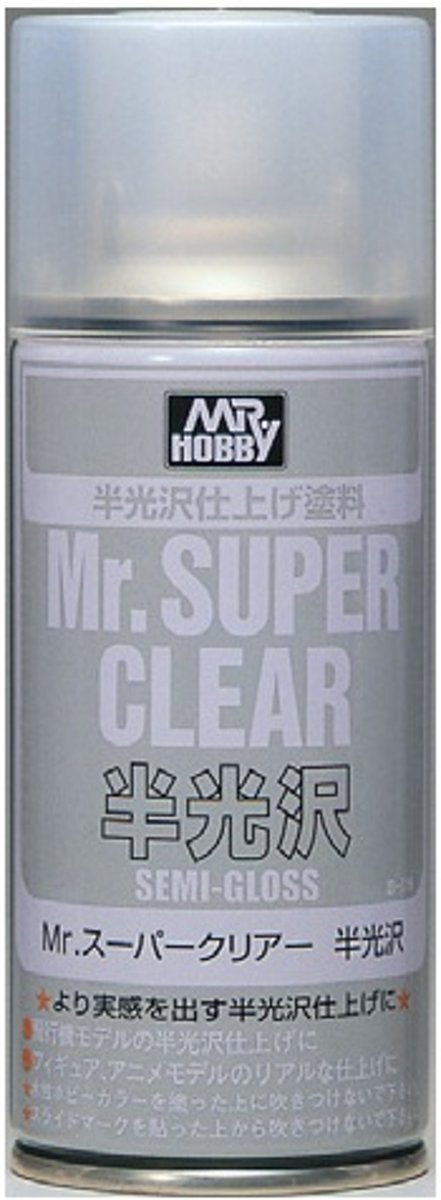 Mrhobby - Mr. Super Clear Semi-gloss Spray 170 Ml (Mrh-b-516)