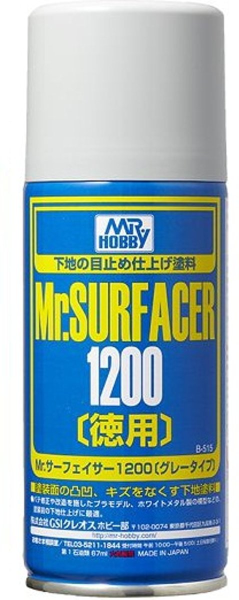 Mrhobby - Mr. Surfacer 1200 Spray 170 Ml (Mrh-b-515)