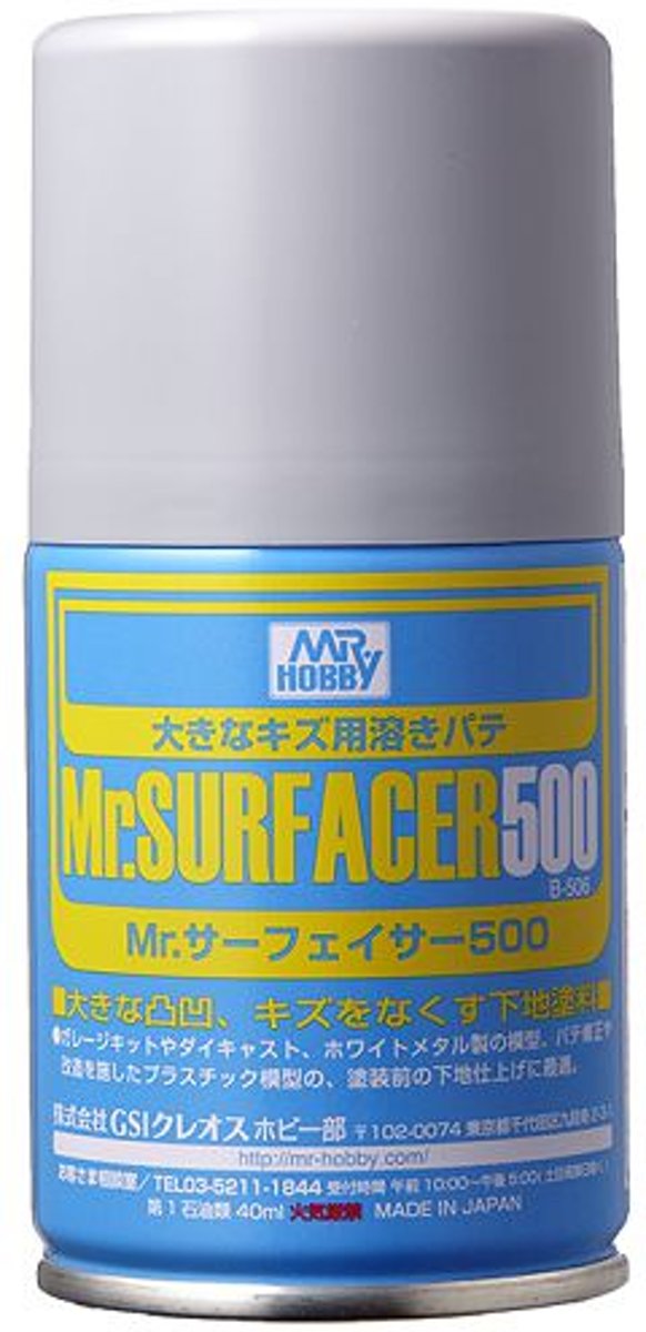 Mrhobby - Mr. Surfacer 500 Spray 100 Ml (Mrh-b-506)