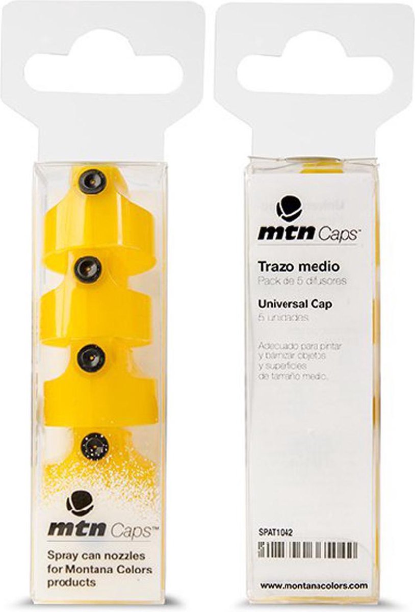 MTN Cap Set - 5 spuitdopjes voor medium lijnen