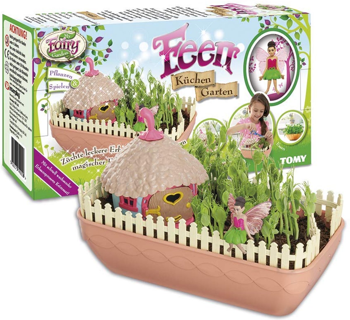 Tomy My Fairy Garden speelgoedset, feeën-keukenset