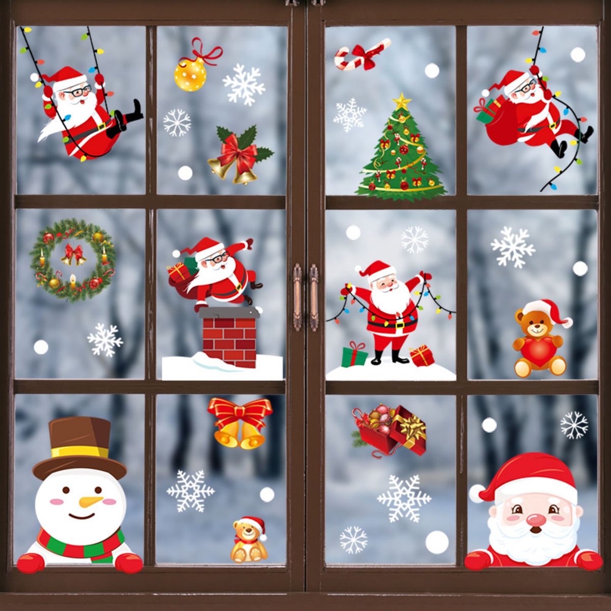 Raamstickers Kerst -