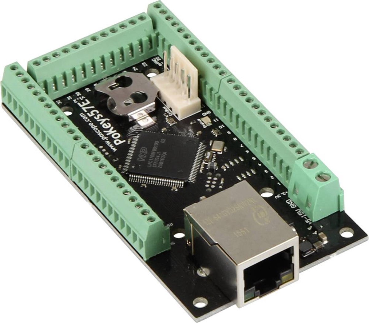 PoKeys 57E - programmeerbare GPIO-module met ethernet