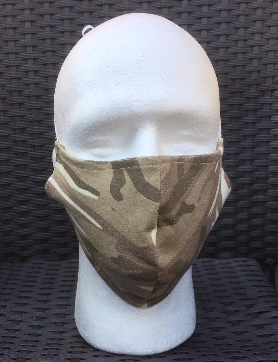 Mondmasker/ Gezichtmasker / Verkleedmasker - Desert