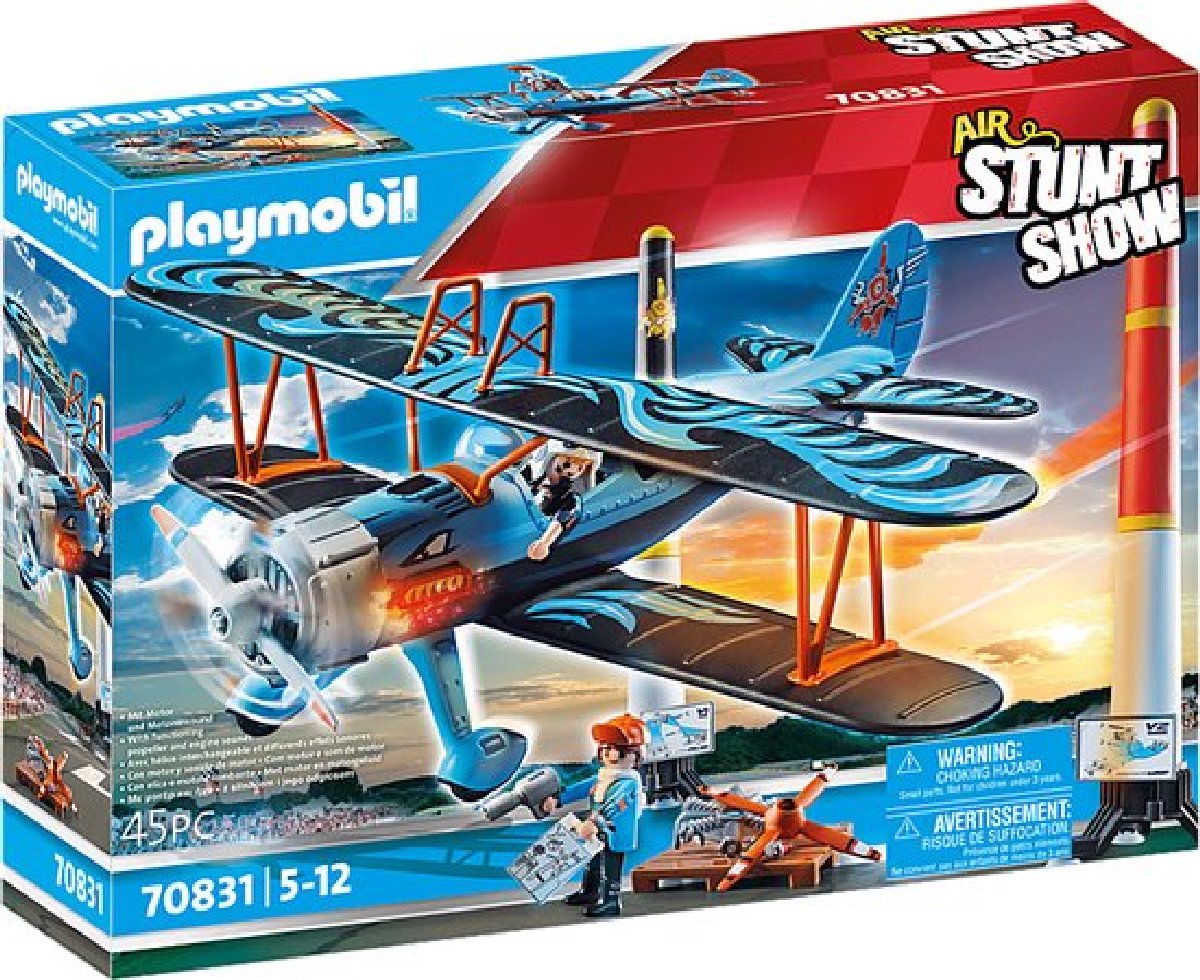 PLAYMOBIL Air Stuntshow dubbeldekker Phoenix - 70831