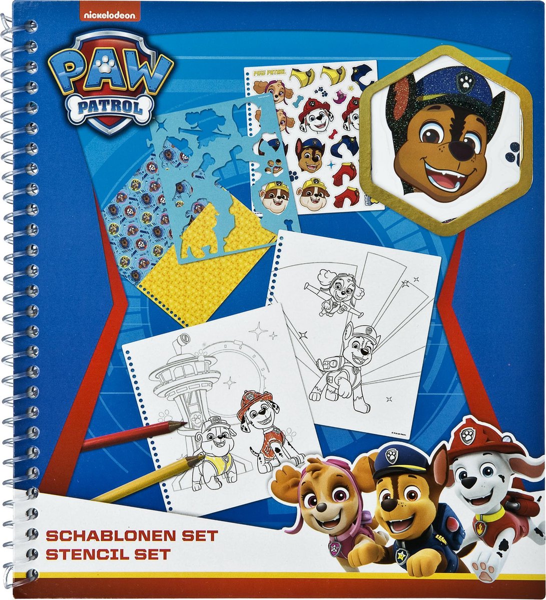 Paw Patrol sjablonen set