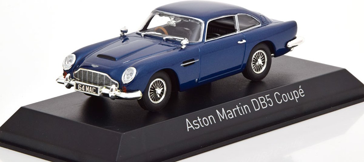 Aston Martin DB5 Coupe 1964 Blauw 1-43 Norev