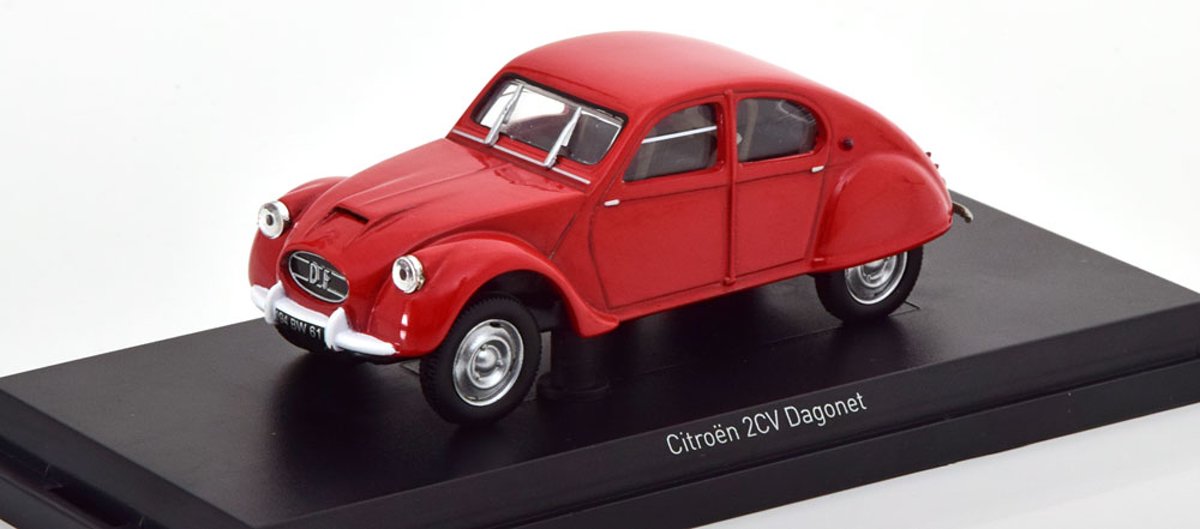 Citroen 2CV Dagonet 1956 Rood 1-43 Norev